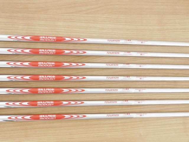 Iron set : Titleist : ชุดเหล็ก Titleist T150 Forged (รุ่นล่าสุด ออกปี 2025 นุ่ม แน่น คม) มีเหล็ก 4-Pw (7 ชิ้น) ก้านเหล็ก NS Pro Modus 105 Flex S