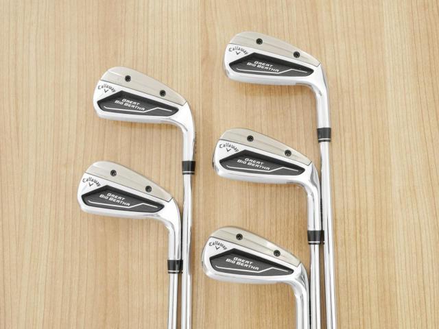 Iron set : Callaway : ชุดเหล็ก Callaway Great Big Bertha (ออกปี 2023 Japan Spec แพงสุด ตีง่ายสุด ไกล) มีเหล็ก 6-Pw (5 ชิ้น) ก้านเหล็ก NS Pro 950 NEO Flex S