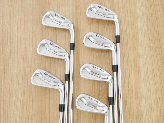 Iron set : Taylormade : ชุดเหล็ก Taylormade P770 Forged (ปี 2018 นุ่ม แน่น) มีเหล็ก 4-Pw (7 ชิ้น) ก้านเหล็ก NS Pro Modus 115 Flex S
