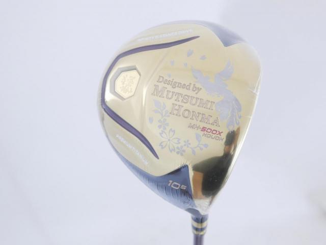 Driver : Other Brand : **ของใหม่ ยังไม่แกะพลาสติก** ไดรเวอร์ Mutsumi Honma MH500X HOUOH (หัวขนาด 500cc. หน้าเด้งเกินกฏ) Loft 10.5 Flex SR