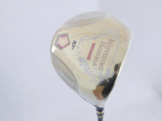 Driver : Other Brand : **ของใหม่ ยังไม่แกะพลาสติก** ไดรเวอร์ Mutsumi Honma MH488X (หัวขนาด 488cc. หน้าเด้งเกินกฏ) Loft 10.5 Flex R