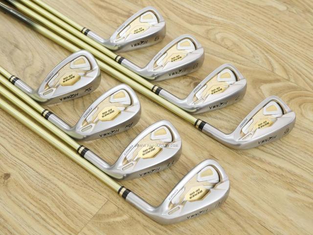 Iron set : Honma : ชุดเหล็ก Honma Beres IS-05 Forged (ปี 2017) มีเหล็ก 6-11,Aw,Sw (8 ชิ้น ระยะเทียบเท่า 5-Pw,Aw,Sw ของรุ่นอื่นๆ) ก้าน ARMRQ ∞ (48) Flex R (2 ดาว)