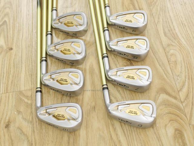 Iron set : Honma : ชุดเหล็ก Honma Beres IS-05 Forged (ปี 2017) มีเหล็ก 6-11,Aw,Sw (8 ชิ้น ระยะเทียบเท่า 5-Pw,Aw,Sw ของรุ่นอื่นๆ) ก้าน ARMRQ ∞ (48) Flex R (2 ดาว)