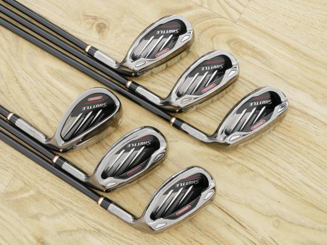 Iron set : Maruman : ชุดเหล็กกระเทย Maruman Shuttle i3000AR (ตีง่าย ไกลมาก) มีเหล็ก 7-10,Pw,Aw (6 ชิ้น) ก้านกราไฟต์ Flex SR