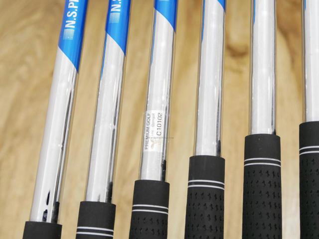 Iron set : Miura : ชุดเหล็ก Miura PP-9002 Passing Point (Forged) มีเหล็ก 6-Pw,Aw (6 ชิ้น) ก้านเหล็ก NS Pro ZELOS 7 Flex R