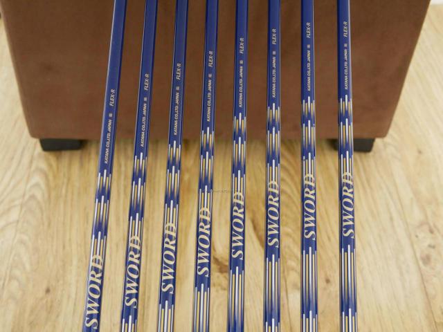 Iron set : Katana : ชุดเหล็ก Katana Snipe Iron XP (หน้าเด้ง) มีเหล็ก 5-Pw,Aw,Sw (8 ชิ้น) ก้านกราไฟต์ FLex R