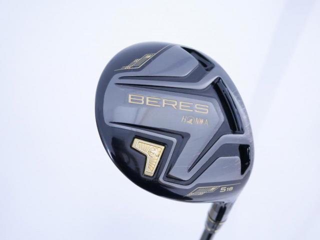 Fairway Wood : Honma : **ก้าน 4 ดาว** หัวไม้ 5 Honma Beres Black (รุ่นปี 2023) Loft 18 ก้าน Honma ARMRQ MX Flex S (4 ดาว)