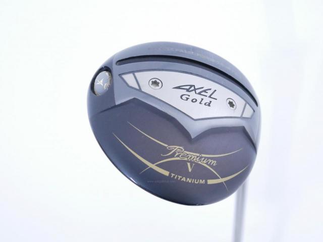 Fairway Wood : Tsuruya : หัวไม้ 3 Tsuruya AXEL Gold Premium 5 (รุ่นปี 2023 ตัวท๊อป เด้งเกินกฏ ของใหม่ 2 หมื่นกว่า) Loft 15 Flex R