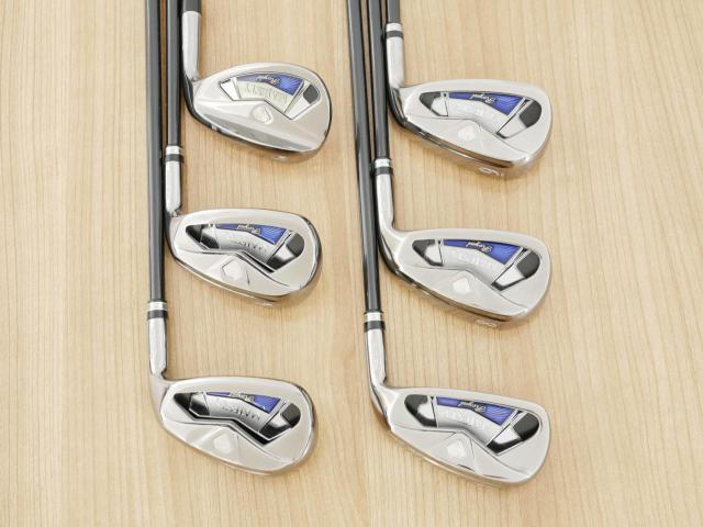 Iron set : Maruman : ชุดเหล็ก Maruman Majesty Royal Black (รุ่นท๊อปสุด ตีง่าย เด้ง ไกลมากๆ) มีเหล็ก 7-10,Pw,Aw (6 ชิ้น ระยะเทียบเท่า 6-Pw,Aw) ก้านกราไฟต์ Flex R2