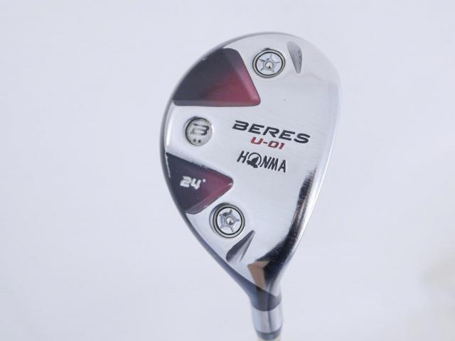 Fairway Wood : Honma : ไม้กระเทย Honma Beres U-01 Loft 24 ก้าน ARMRQ 6 (45) Flex R (2 ดาว)