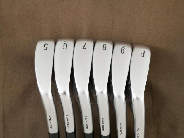 Iron set : Callaway : ชุดเหล็ก Callaway APEX Forged (รุ่นปี 2022) มีเหล็ก 5-Pw (6 ชิ้น) ก้านเหล็ก NS Pro ZELOS 8 Flex S