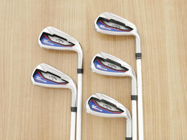 Iron set : Callaway : ชุดเหล็ก Callaway Big Bertha Beta (ใบใหญ่ ตีง่ายมาก) มีเหล็ก 6-Pw (5 ชิ้น) ก้านกราไฟต์ Fujikura Air Speeder Flex R2