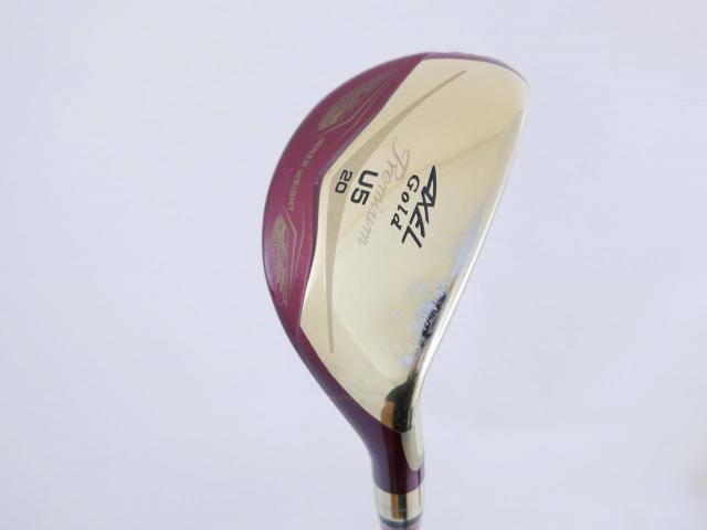 Fairway Wood : Tsuruya : ไม้กระเทย Tsuruya AXEL Gold Premium IV (รุ่นปี 2021 ตัวท๊อป ของใหม่ 2 หมื่นกว่า) Loft 20 Flex R