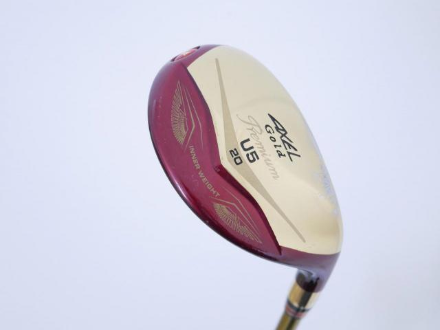 Fairway Wood : Tsuruya : ไม้กระเทย Tsuruya AXEL Gold Premium IV (รุ่นปี 2021 ตัวท๊อป ของใหม่ 2 หมื่นกว่า) Loft 20 Flex R