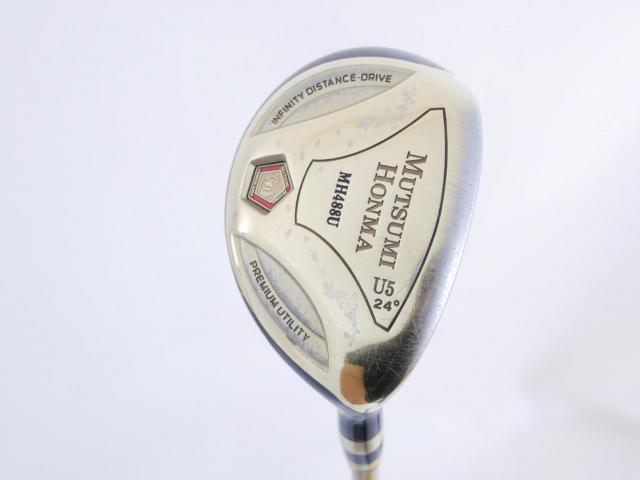 Fairway Wood : Other Brand : ไม้กระเทย Mutsumi Honma MH488U Loft 24 Flex R