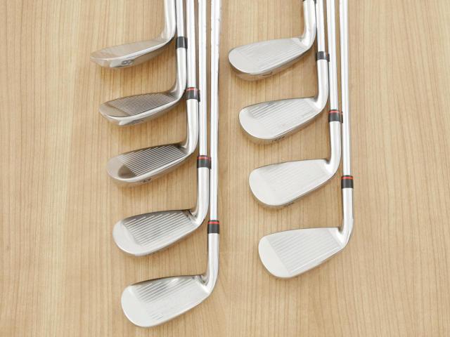 Iron set : Maruman : ชุดเหล็ก Maruman Red-V II (ใบใหญ่ ตีง่าย) มีเหล็ก 4-Pw,Aw,Sw (9 ชิ้น) ก้านเหล็ก NS Pro 1070 Flex S