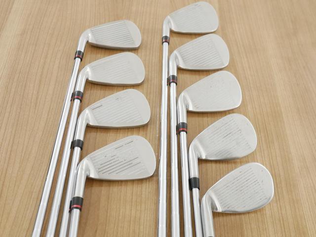 Iron set : Maruman : ชุดเหล็ก Maruman Red-V II (ใบใหญ่ ตีง่าย) มีเหล็ก 4-Pw,Aw,Sw (9 ชิ้น) ก้านเหล็ก NS Pro 1070 Flex S