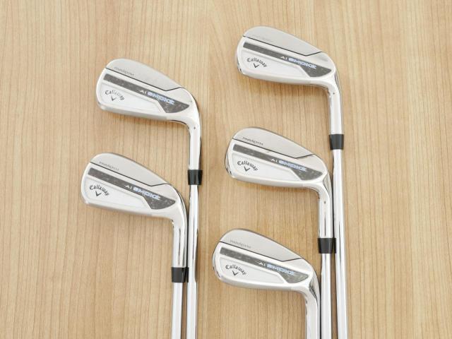 Iron set : Callaway : ชุดเหล็ก Callaway Paradym Ai Smoke (ออกปี 2024 ตีง่ายมาก ไกล Japan Spec.) มีเหล็ก 6-Pw (5 ชิ้น) ก้านเหล็ก NS Pro ZELOS 7 Flex S