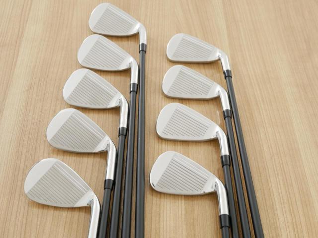 x.. Left Handed ..x : All : ชุดเหล็ก Callaway Rogue ST Max (ออกปี 2022 ตีง่าย ไกลมาก) มีเหล็ก 5-Pw,Aw,Gw,Sw (9 ชิ้น) ก้านกราไฟต์ Fujikura VENTUS 5 Flex R