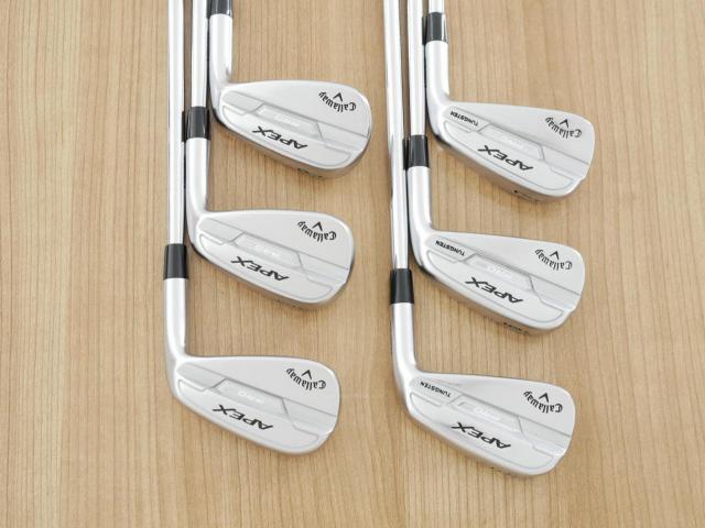 Iron set : Callaway : ชุดเหล็ก Callaway APEX Pro Forged (ออกปี 2022) มีเหล็ก 5-Pw (6 ชิ้น) ก้านเหล็ก NS Pro Modus 105 Flex S