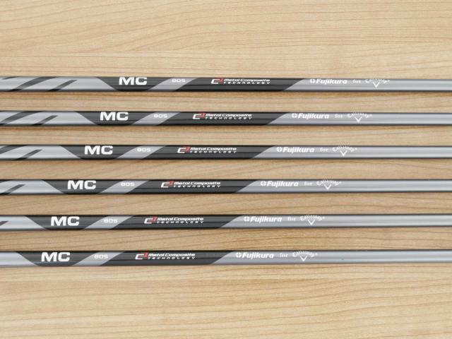 Iron set : Callaway : ชุดเหล็ก Callaway X Forged Star (ออกปี 2021) มีเหล็ก 5-Pw (6 ชิ้น) ก้านกราไฟต์ Fujikura MC 80 Flex S