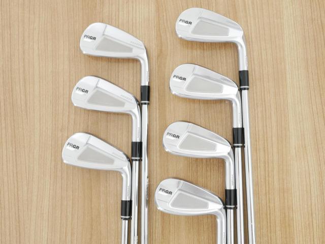 Iron set : PRGR : ชุดเหล็ก PRGR 01 Forged (Titanium Core ปี 2021) มีเหล็ก 4-Pw (7 ชิ้น) ก้านเหล็ก NS Pro Modus 105 Flex S
