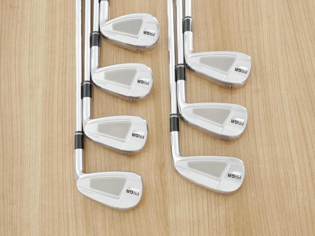 Iron set : PRGR : ชุดเหล็ก PRGR 01 Forged (Titanium Core ปี 2021) มีเหล็ก 4-Pw (7 ชิ้น) ก้านเหล็ก NS Pro Modus 105 Flex S