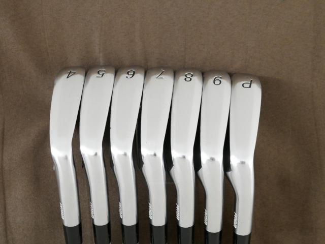 Iron set : PRGR : ชุดเหล็ก PRGR 01 Forged (Titanium Core ปี 2021) มีเหล็ก 4-Pw (7 ชิ้น) ก้านเหล็ก NS Pro Modus 105 Flex S