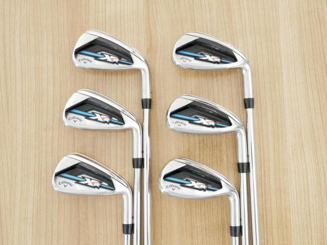 Iron set : Callaway : ชุดเหล็ก Callaway XR OS (ใบใหญ่ ตีง่ายมาก) มีเหล็ก 5-Pw (6 ชิ้น) ก้านเหล็ก NS Pro 850 Flex R