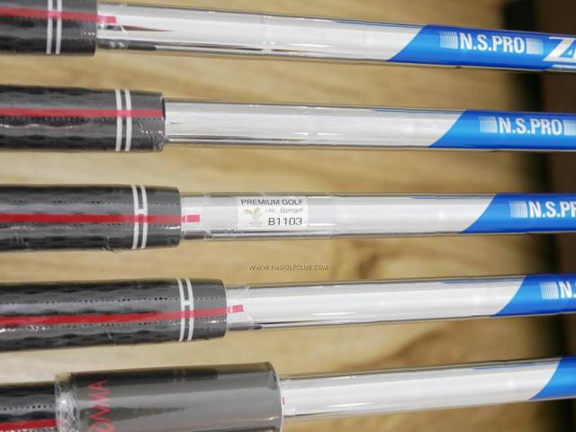 Iron set : Honma : **ของใหม่ ยังไม่แกะพลาสติก** ชุดเหล็ก Honma LB-808 EP (หน้าเด้ง) มีเหล็ก 5-10 (6 ชิ้น) ก้านเหล็ก NS Pro Zelos 7 Flex S