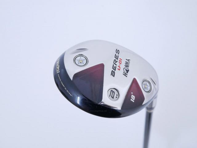 Fairway Wood : Honma : ไม้กระเทย Honma Beres U-01 Loft 18 ก้าน ARMRQ 6 (54) Flex R (2 ดาว)