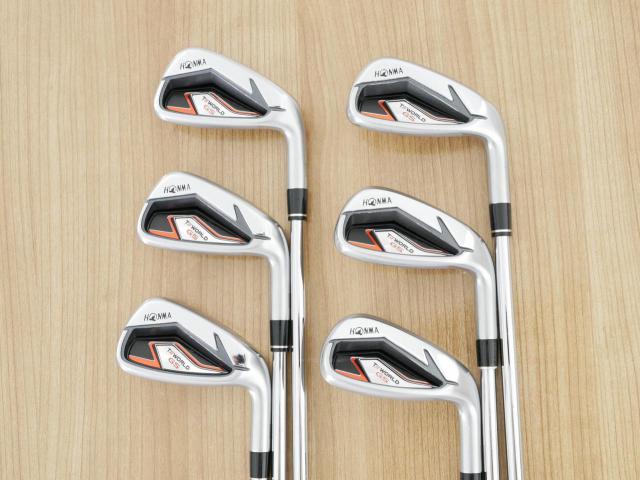 Iron set : Honma : ชุดเหล็ก Honma Tour World GS (ออกปี 2021 ใบใหญ่ ตีง่าย ไกล) มีเหล็ก 6-11 (6 ชิ้น) ก้านเหล็ก NS Pro 950 NEO Flex R