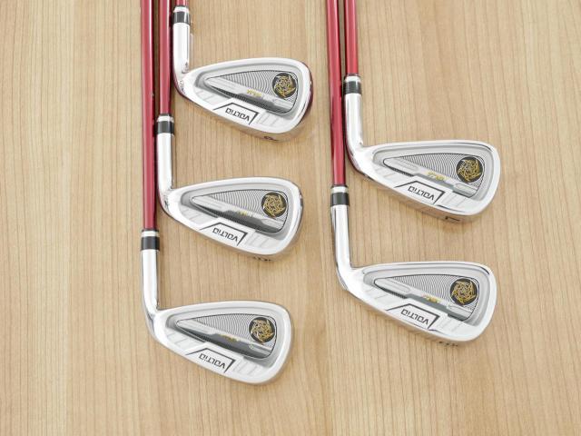 Iron set : Katana : ชุดเหล็ก Katana Voltio NINJA Silver (ปี 2018 หน้าเด้ง ตีไกล) มีเหล็ก 6-Pw (5 ชิ้น) ก้านกราไฟต์ Fujikura Speeder 561 Flex R