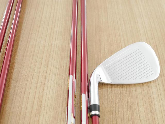 Iron set : Katana : ชุดเหล็ก Katana Voltio NINJA Silver (ปี 2018 หน้าเด้ง ตีไกล) มีเหล็ก 6-Pw (5 ชิ้น) ก้านกราไฟต์ Fujikura Speeder 561 Flex R