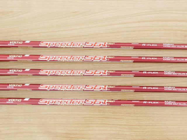 Iron set : Katana : ชุดเหล็ก Katana Voltio NINJA Silver (ปี 2018 หน้าเด้ง ตีไกล) มีเหล็ก 6-Pw (5 ชิ้น) ก้านกราไฟต์ Fujikura Speeder 561 Flex R