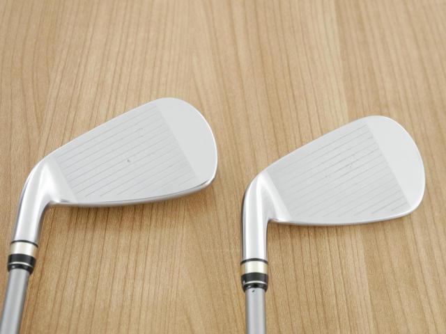 Iron set : PRGR : ชุดเหล็กกระเทย PRGR Egg PC (รุ่นปี 2019 ตีง่ายและไกลมากๆ โกงสุดๆ) มีเหล็ก 7-Pw,Aw (5 ชิ้น) ก้านกราไฟต์ M-37 Flex R