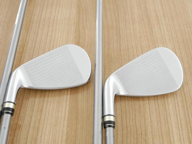 Iron set : PRGR : ชุดเหล็กกระเทย PRGR Egg PC (รุ่นปี 2019 ตีง่ายและไกลมากๆ โกงสุดๆ) มีเหล็ก 7-Pw,Aw (5 ชิ้น) ก้านกราไฟต์ M-37 Flex R