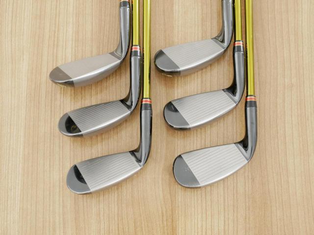 Iron set : Tsuruya : ชุดเหล็ก Tsuruya AXEL Gold Premium IV (รุ่นปี 2021 ของใหม่ 7 หมื่นกว่าบาท หน้าเด้งสุดๆ ไกลสุดๆๆ) มีเหล็ก 7-Pw,Aw,As (6 ชิ้น) ก้านกราไฟต์ Flex R (Light Weight)