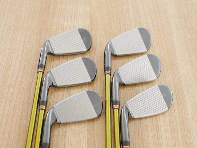 Iron set : Tsuruya : ชุดเหล็ก Tsuruya AXEL Gold Premium IV (รุ่นปี 2021 ของใหม่ 7 หมื่นกว่าบาท หน้าเด้งสุดๆ ไกลสุดๆๆ) มีเหล็ก 7-Pw,Aw,As (6 ชิ้น) ก้านกราไฟต์ Flex R (Light Weight)