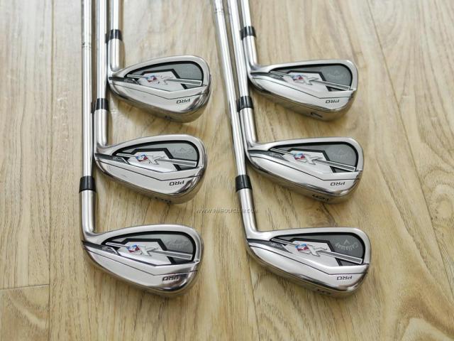 Iron set : Callaway : ชุดเหล็ก Callaway XR Pro มีเหล็ก 5-Pw (6 ชิ้น) ก้านเหล็ก Memphis 10 Flex SR