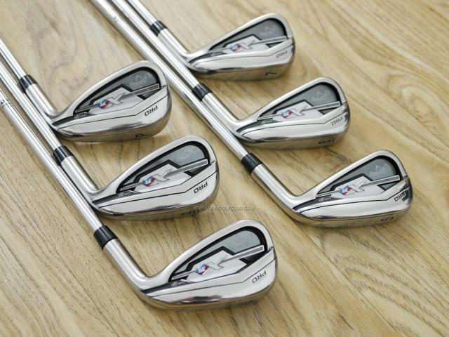 Iron set : Callaway : ชุดเหล็ก Callaway XR Pro มีเหล็ก 5-Pw (6 ชิ้น) ก้านเหล็ก Memphis 10 Flex SR