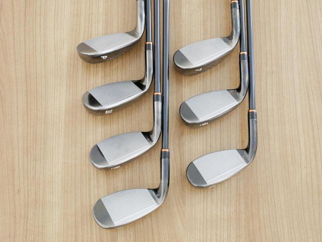 Iron set : Maruman : ชุดเหล็กกระเทย Maruman Shuttle i3000x มีเหล็ก 5-10,Pw (7 ชิ้น เทียบเท่า 4-Pw) ก้านกราไฟต์ Flex R 