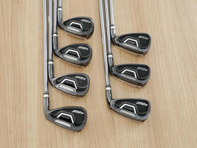 Iron set : PRGR : ชุดเหล็กกระเทย PRGR New Egg Iron (รุ่นปี 2017 ตีง่ายและไกลมาก) มีเหล็ก 7-Pw,Aw,As,Sw (7 ชิ้น) ก้านกราไฟต์ Flex SR (M-40)