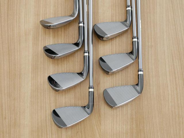 Iron set : PRGR : ชุดเหล็กกระเทย PRGR New Egg Iron (รุ่นปี 2017 ตีง่ายและไกลมาก) มีเหล็ก 7-Pw,Aw,As,Sw (7 ชิ้น) ก้านกราไฟต์ Flex SR (M-40)