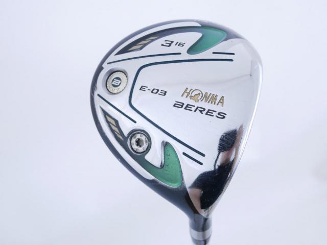 Fairway Wood : Honma : **ก้าน 3 ดาว** หัวไม้ 3 Honma Beres E-03 (รุ่นปี 2015 เหมาะกับซีเนียร์) Loft 16 ก้าน ARMRQ 8 (45) FLex R (3 ดาว)