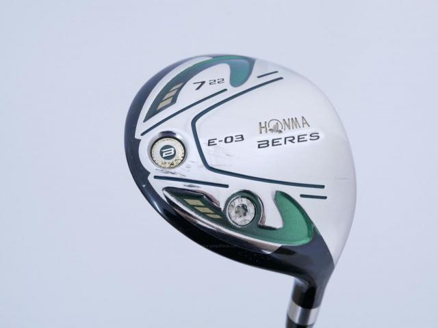 Fairway Wood : Honma : **ก้าน 3 ดาว** หัวไม้ 7 Honma Beres E-03 (รุ่นปี 2015 เหมาะกับซีเนียร์) Loft 22 ก้าน ARMRQ 8 (45) FLex R (3 ดาว)