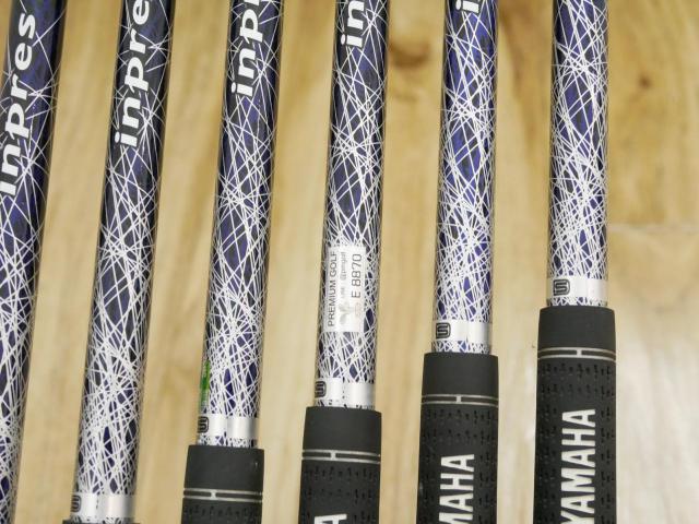 Iron set : Yamaha : ชุดเหล็ก Yamaha Inpres UD+2 (ปี 2018 ตีไกลที่สุด ไกลกว่าเหล็กทั่วไป 2 เบอร์) มีเหล็ก 5-Pw (6 ชิ้น) ก้านกราไฟต์ Flex SR