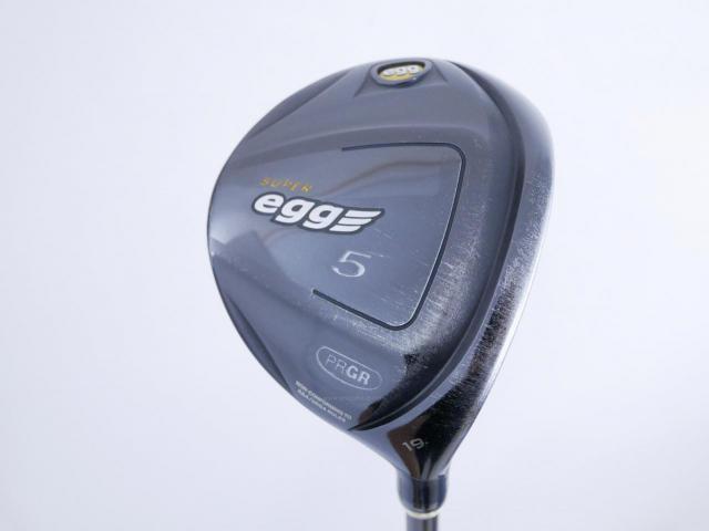 Fairway Wood : PRGR : หัวไม้ 5 PRGR Super Egg (หน้าเด้งเกินกฏ COR 0.84 ออกปี 2018 หายากมาก) Loft 19 Flex R (M-37)