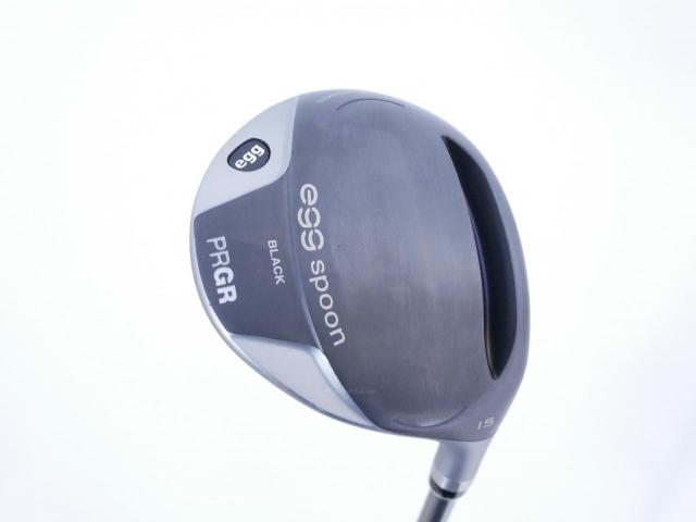 Fairway Wood : PRGR : หัวไม้ 3 PRGR Egg Spoon BLACK (ปี 2022) Loft 15 ก้าน Mitsubishi Diamana Flex SR