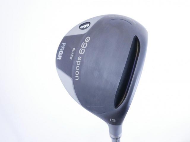 Fairway Wood : PRGR : หัวไม้ 3 PRGR Egg Spoon BLACK (ปี 2022) Loft 15 ก้าน Mitsubishi Diamana Flex SR